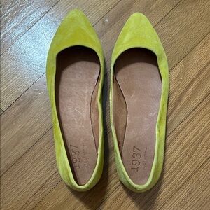 Madewell Yellow Suede Women's Flats